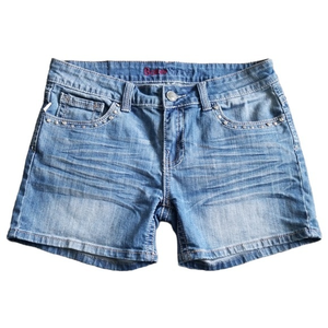 Baker Street Denim Rhinestone Embellished Jean Shorts‎ Sz. L